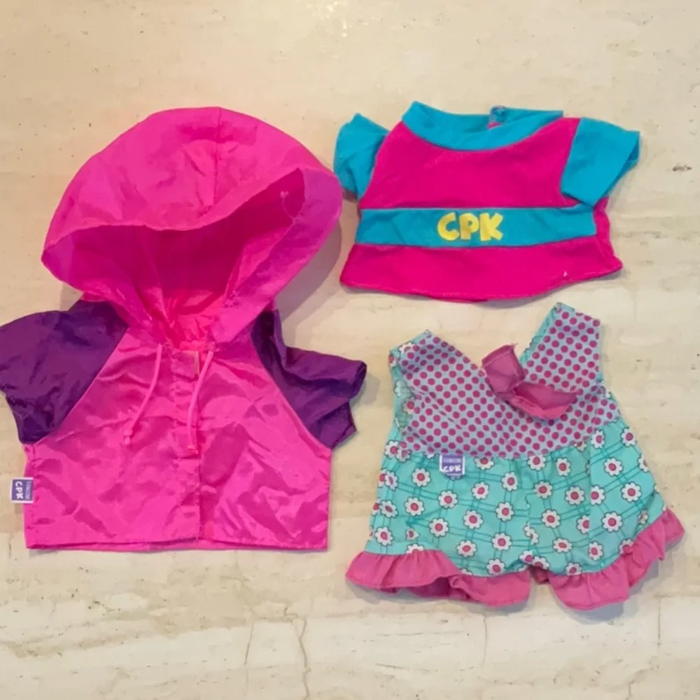 Cabbage Patch Kids Doll CPK Dolls Clothes Clothing Lot Vintage 1990s Outfits